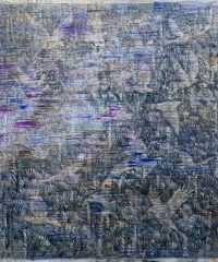 Kuva: Eveliina Hämäläinen, Parvi. Öljy kankaalle, 200 x 180 cm, 2026. Kuva Anna Autio.